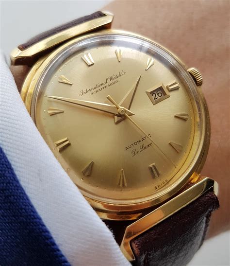 iwc schaffhausen gold